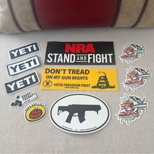 Assorted Sticker Pack with Bold Designs - Set of 11 Total